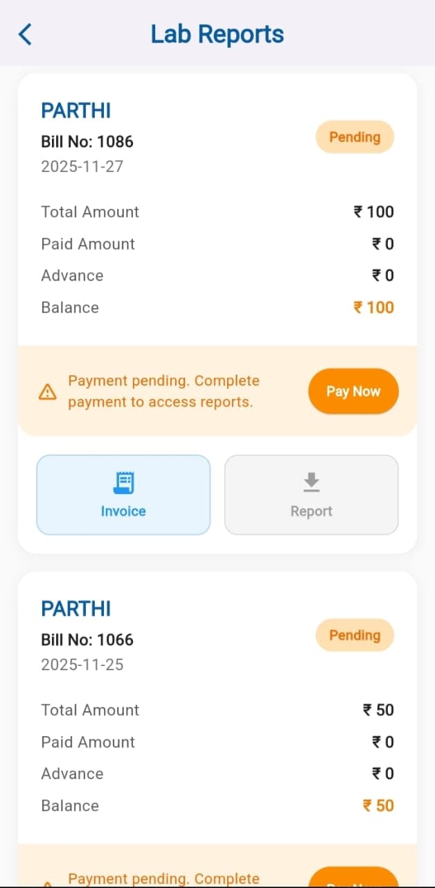 Mobile App Screen 2