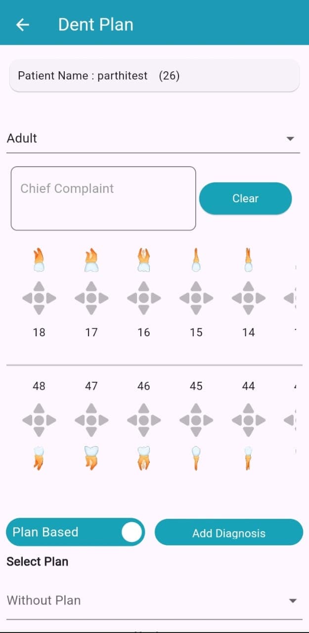 Mobile App Screen 1